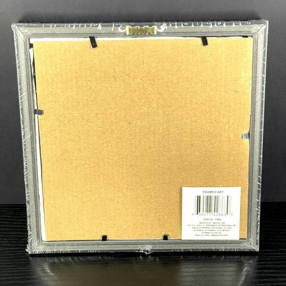 Blessed & Thankful Framed Wall Art With Decorative Pattern - Picture 2 of 3